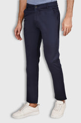 Fluidic Blue Color Lounge Trouser